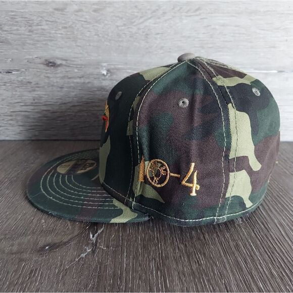 Mexico Eagle Custom Embroidered Camo Fitted Hat 7 1/8 - Picture 6 of 6